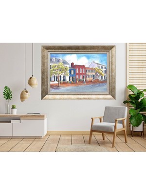 Giyense Gümüş Çerçeveli Dekoratif Tablo NUM2383