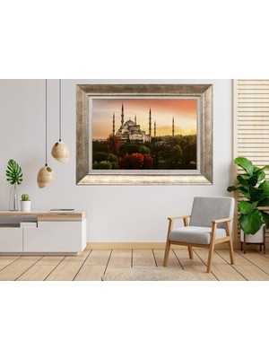 Giyense Gümüş Çerçeveli Dekoratif Tablo NUM646