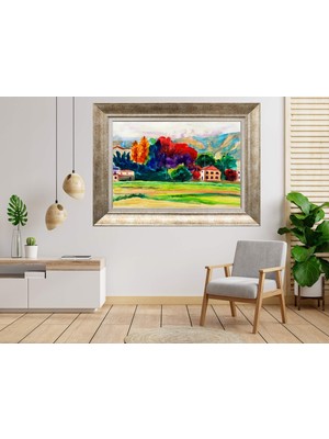 Giyense Gümüş Çerçeveli Dekoratif Tablo NUM803