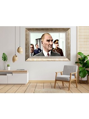 Giyense Gümüş Çerçeveli Dekoratif Tablo NUM2110