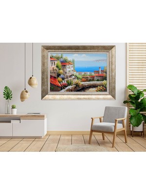 Giyense Gümüş Çerçeveli Dekoratif Tablo NUM2452