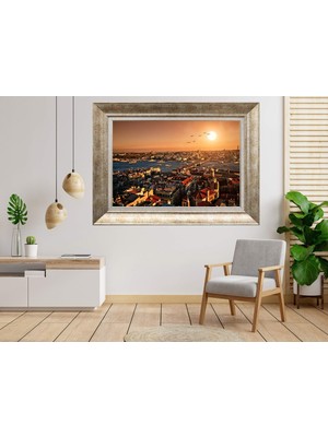 Giyense Gümüş Çerçeveli Dekoratif Tablo NUM1438