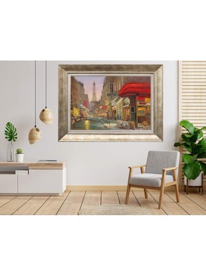 Giyense Gümüş Çerçeveli Dekoratif Tablo NUM997