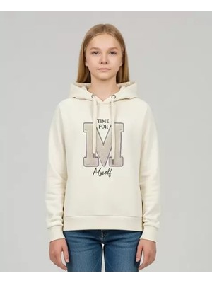 Alg KIZ ÇOCUK 3 İPLİK ŞARDONLU SÜZENE NAKIŞ İŞLEMELİ SWEATSHIRT