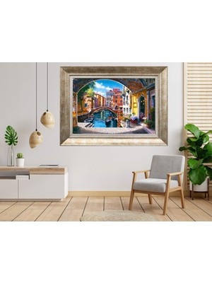 Giyense Gümüş Çerçeveli Dekoratif Tablo NUM1318
