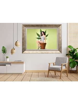 Giyense Gümüş Çerçeveli Dekoratif Tablo NUM1292