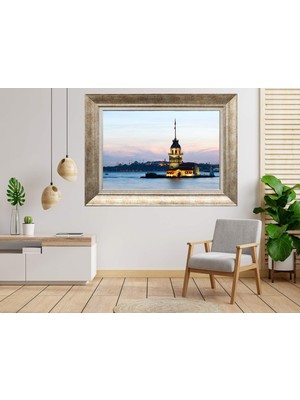Giyense Gümüş Çerçeveli Dekoratif Tablo NUM775
