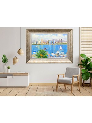 Giyense Gümüş Çerçeveli Dekoratif Tablo NUM2579