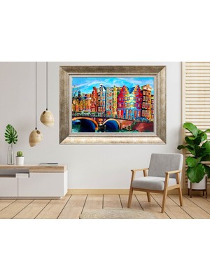 Giyense Gümüş Çerçeveli Dekoratif Tablo NUM2605