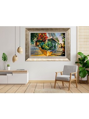 Giyense Gümüş Çerçeveli Dekoratif Tablo NUM2698