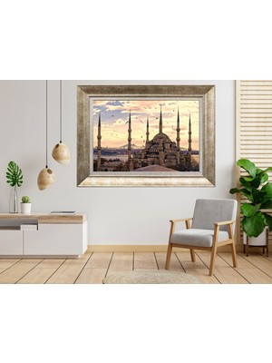 Giyense Gümüş Çerçeveli Dekoratif Tablo NUM2206