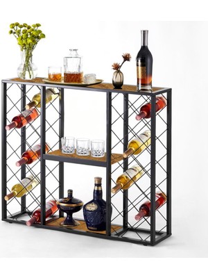 Janiyeva Metal&masif Ahşap Dresuar Konsol