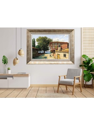 Giyense Gümüş Çerçeveli Dekoratif Tablo NUM817