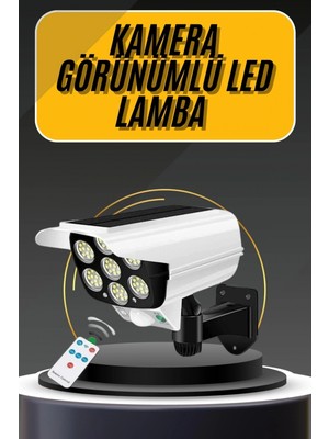 Marsilyan LED Lamba-Güneş Paneli Destekli Uzaktan Kumandalı Solar LED Lamba