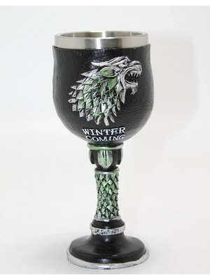 Marsilyan Game Of Thrones House K 3D Kabartmalı Çelik Kadeh Bardak ALK4379