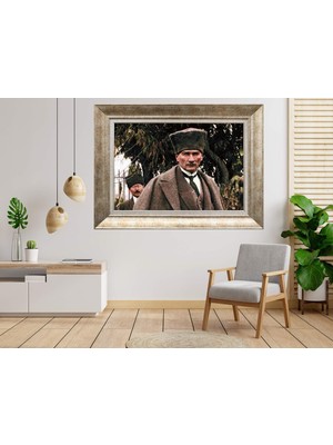 Giyense Gümüş Çerçeveli Dekoratif Tablo NUM835