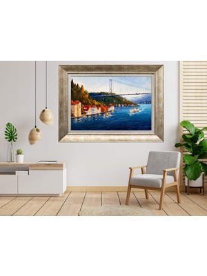 Giyense Gümüş Çerçeveli Dekoratif Tablo NUM850