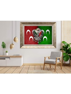 Giyense Gümüş Çerçeveli Dekoratif Tablo NUM1434