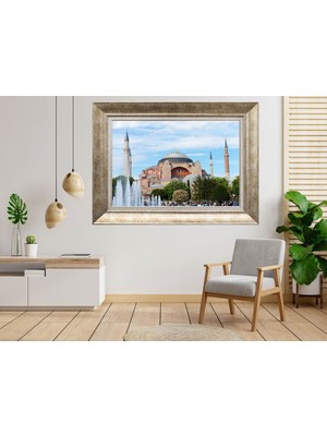 Giyense Gümüş Çerçeveli Dekoratif Tablo NUM2653