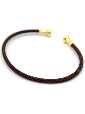 Hasır Pndr Bileklik - Kahverengi