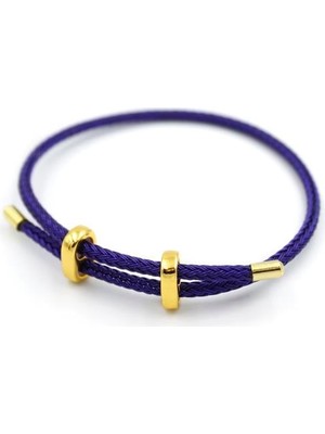 Marsilyan Hasır Bileklik - Lacivert