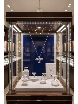 Anka Mücevherat 925 Ayar Gümüş Anka Kuşu Kadın Kolye