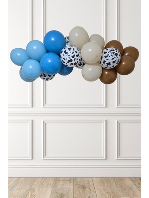 Feyza Design Çiftlik Konsept Doğum Günü Balon Zinciri Seti