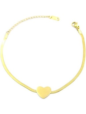 Kalp Bileklik - Altın