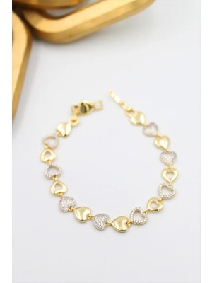 Kalp Xuping Vip Bileklik - Altın