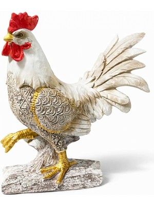 Marsilyan Özel Tasarım Polyester Horoz Figürü