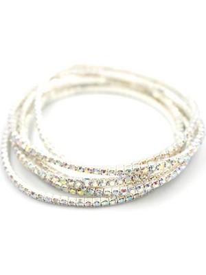 6'lı Lastikli Bileklik - Çok Renkli