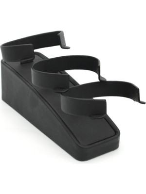 About The Perfect 3'lü Kelepçelik Takı Vitrin Seti Siyah Plastik