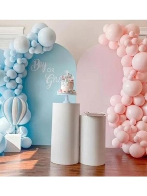 Feyza Design Çok Renkli Parti Seti: 60 Balon ve Balon Zinciri