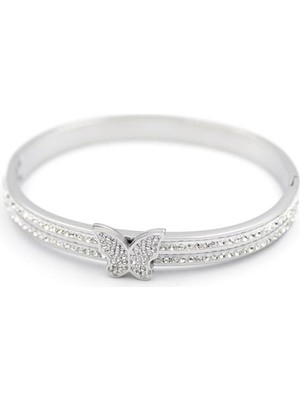 Kelebek Bilezik - Gümüş