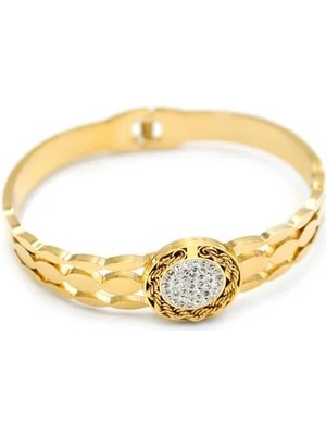 Örgü Bilezik - Altın