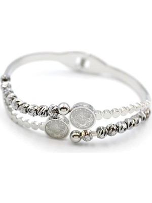 Tuğra Dorika Bilezik - Gümüş