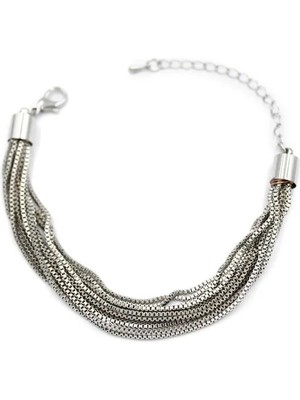 Zincirli Bileklik - Gümüş