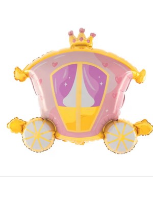 Feyza Design Prenses Arabası Folyo Balon - Renkli ve Çocuk Eğlencesi Için