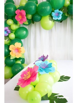 Feyza Design 30 Yeşil ve Fıstık Yeşili Balon Setleri - Eğlence ve Parti Malzemeleri