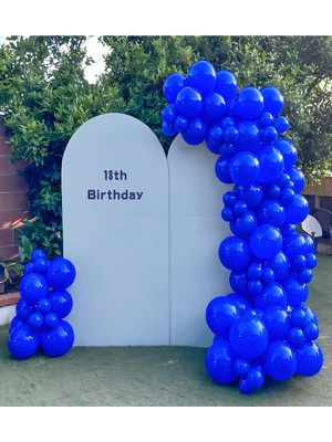 Feyza Design 50’li 12 Inç Lacivert Pastel Düz Balon Seti – Helyum Uyumlu, Şık ve Dayanıklı