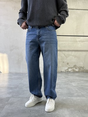 Difransel Jeans Erkek Basic Baggy Jean