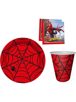 Feyza Design Kırmızı Örümcek Adam Parti Balon Seti