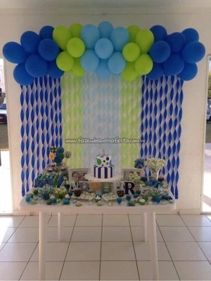 Feyza Design 30 Adet Mavi, Lacivert ve Yeşil Balon Setleri