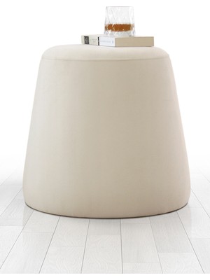 Lorence Home Broch Puf Krem