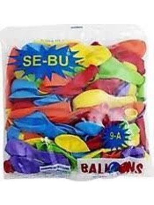 Feyza Design 9'' Karışık Renkli Kalpli Balon 10'lu Paket