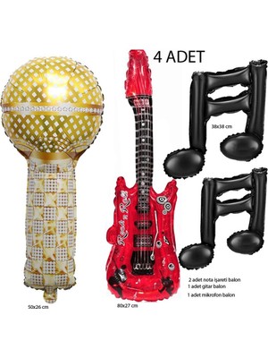 Feyza Design 70 Li 80 Li Retro Disco Yıllar Folyo Balon 4 Adet