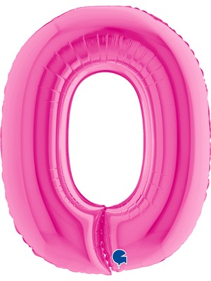 Feyza Design Fuşya Pembe 100 cm Harf Folyo Balon A-Z - Doğum Günü ve Parti Süsü