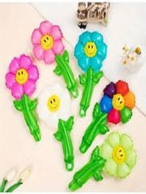 Feyza Design 5 Adet Renkli Papatya Balonlar Parti Süslemeleri