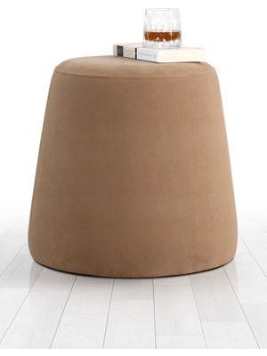 Lorence Home Broch Puf Kahve