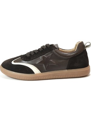 Beety 248.218 Hakiki Deri Bağlı Ortopedik Casual Kadın Sneaker Ayakkabı